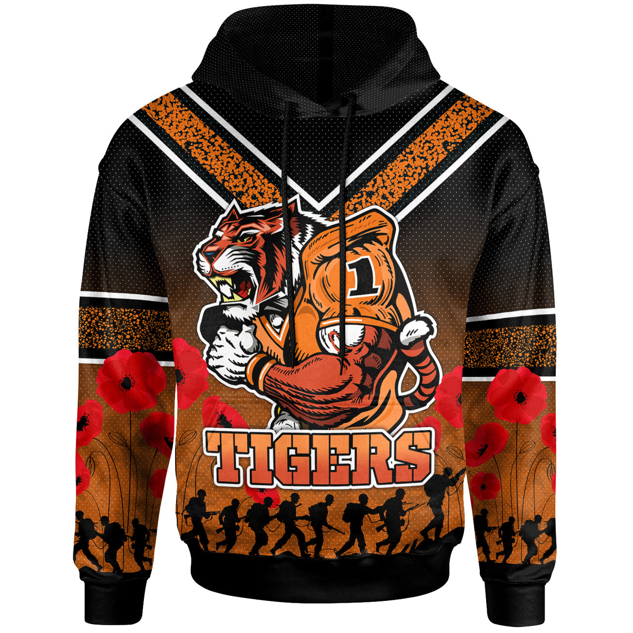 tigers-rugby-hoodie-custom-anzac-day-tigers-hoodie
