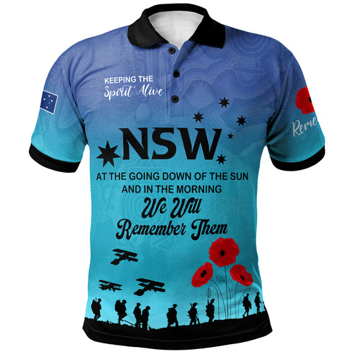 australia-new-south-wales-anzac-custom-polo-shirt-keeping-the-spirit-alive-polo-shirt