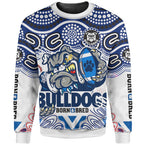 bulldogs-rugby-born-bred-snug-sweatshirt-indigenous-bulldogs-with-rugby-ball-and-aboriginal-patterns-sweatshirt