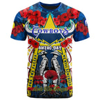 cowboys-rugby-anzac-day-watercolour-t-shirt-custom-remembrance-cowboys-with-poppy-flower