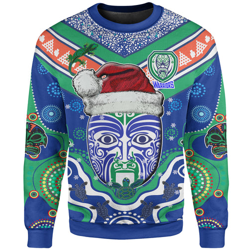 warriors-rugby-christmas-sweatshirt-custom-merry-new-zealand-warriors-christmas-indigenous-sweatshirt