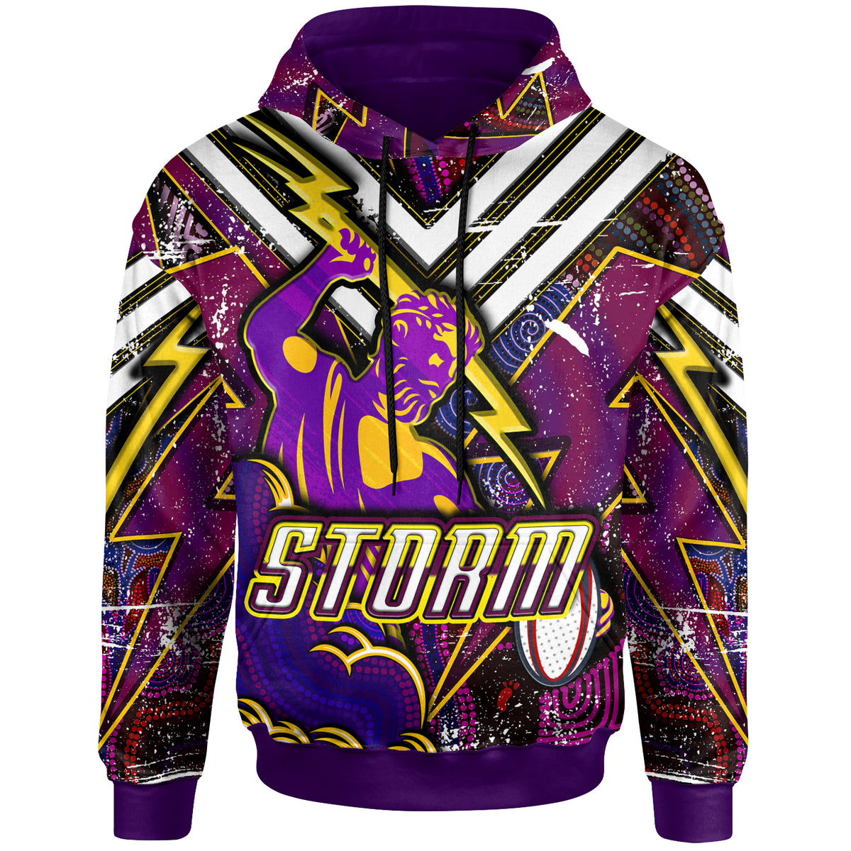 storm-rugby-hoodie-custom-storm-and-thunder-aboriginal-style-of-dot-background-personalised-player-and-number-hoodie