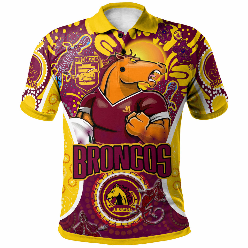 broncos-rugby-polo-shirt-custom-brisbane-broncos-mascot-with-aboriginal-art-personalised-player-and-number-polo-shirt