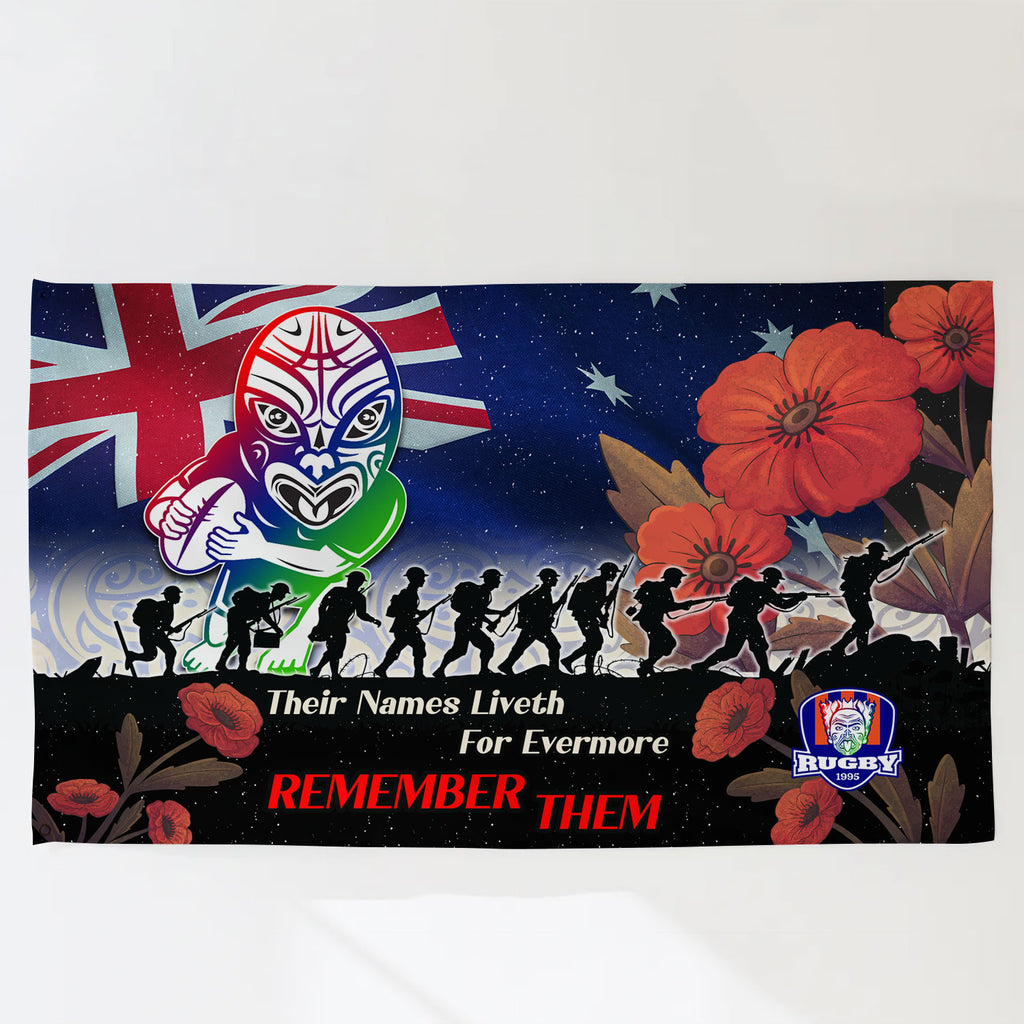 warriors-rugby-flag-remember-them-red-poppy-flowers-flag