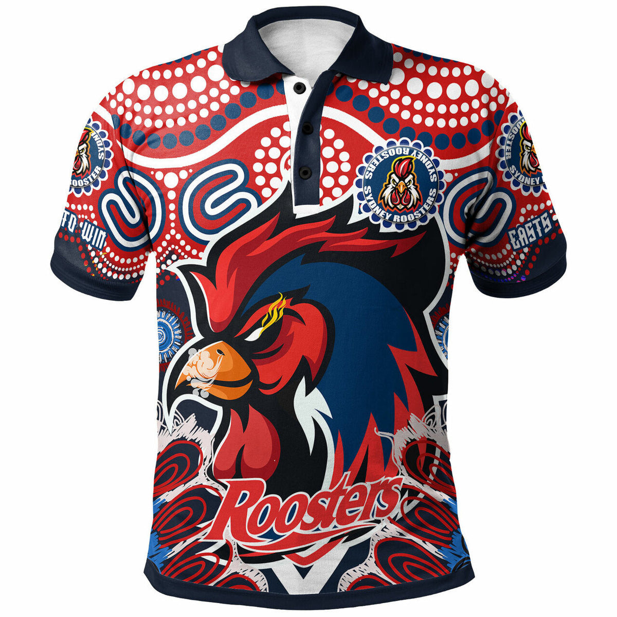 https-aussievibes-co-roosters-rugby-easts-to-win-polo-shirt-custom-indigenous-sydney-roosters-with-aboriginal-patterns