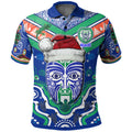 warriors-rugby-christmas-polo-shirt-custom-merry-new-zealand-warriors-christmas-indigenous-polo-shirt