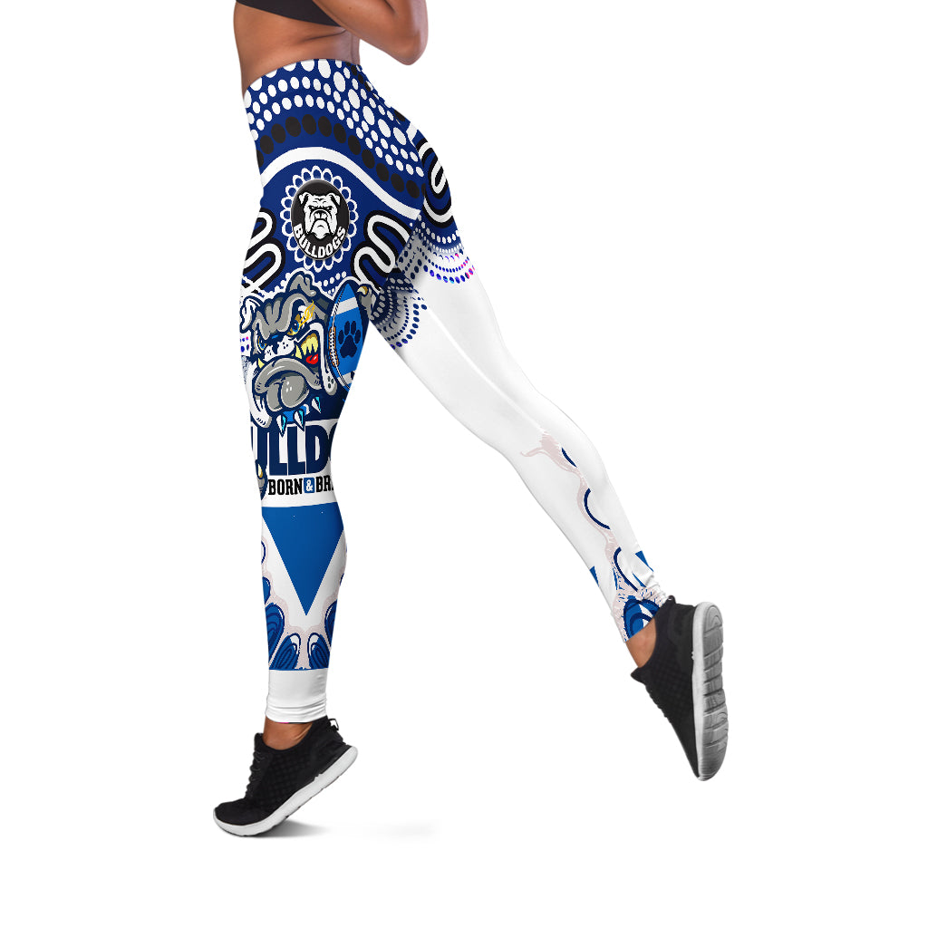 bulldogs-rugby-born-bred-leggings-indigenous-bulldogs-with-rugby-ball-and-aboriginal-patterns-leggings