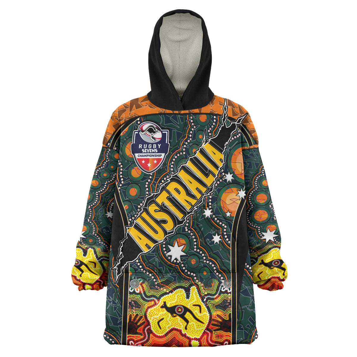 australian-rugby-sevens-mens-squad-snug-hoodie-custom-australia-rugby-championship-aboriginal-culture-personalised-player-and-number-oodie-blanket