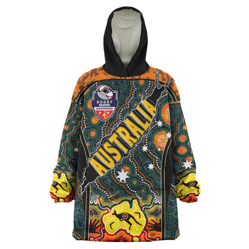 australian-rugby-sevens-mens-squad-snug-hoodie-custom-australia-rugby-championship-aboriginal-culture-personalised-player-and-number-oodie-blanket