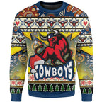cowboys-rugby-christmas-sweatshirt-custom-xmas-cowboys-christmas-balls-snowflake-with-aboriginal-patterns-sweatshirt