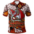 st-george-rugby-polo-shirt-custom-dragon-fire-rugby-with-aboriginal-art-personalised-player-and-number-polo-shirt