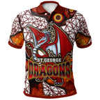 st-george-rugby-polo-shirt-custom-dragon-fire-rugby-with-aboriginal-art-personalised-player-and-number-polo-shirt