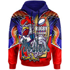 roosters-rugby-hoodie-custom-rooster-mascot-with-cup-nrl-grand-final-player-and-number-hoodie
