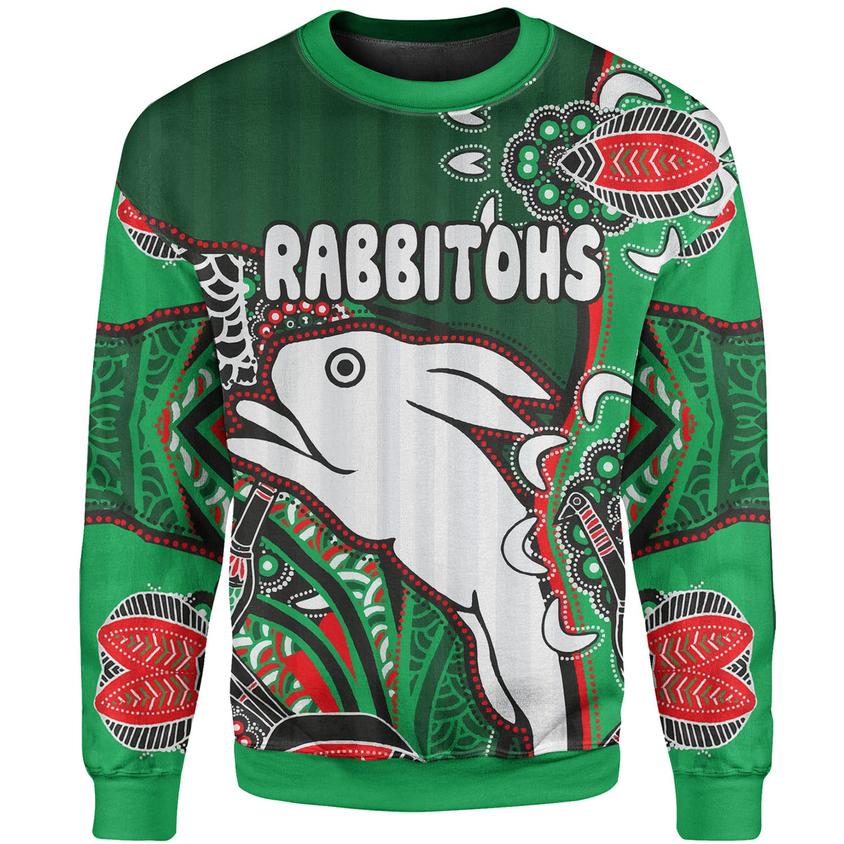 rabbitohs-rugby-custom-sweatshirt-indigenous-dreaming-rabbitohs-custom-sweatshirt