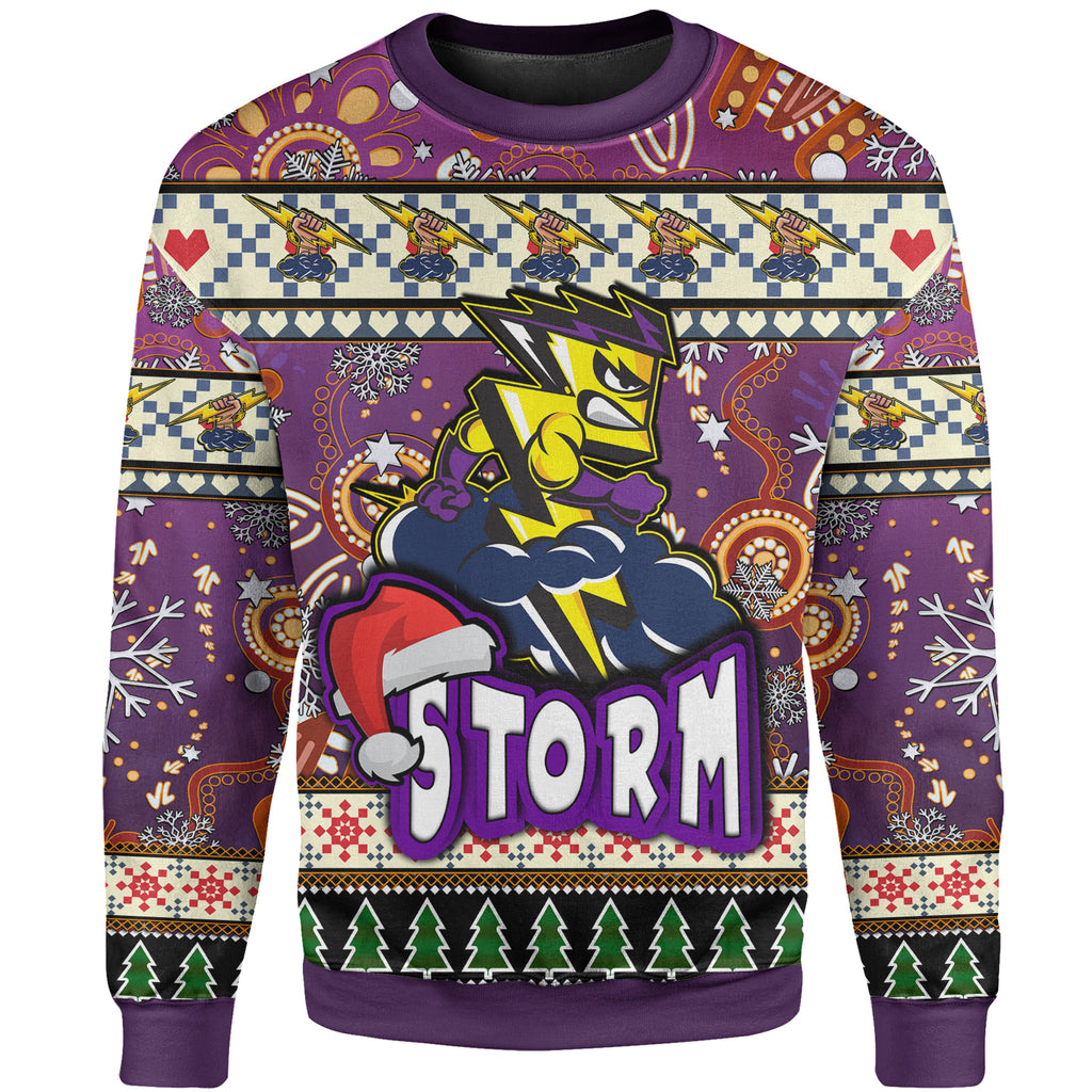 storm-rugby-christmas-sweatshirt-custom-xmas-storm-christmas-balls-snowflake-with-aboriginal-patterns-sweatshirt
