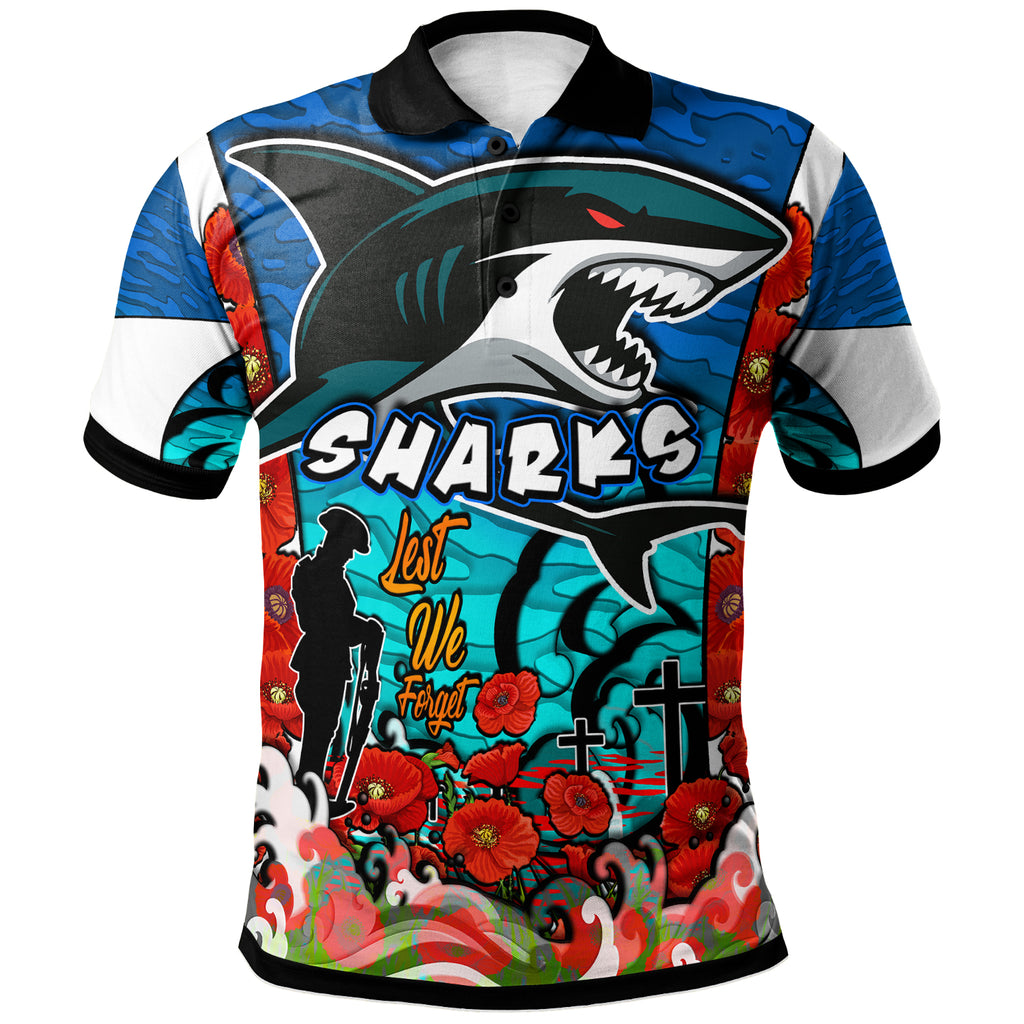 sharks-rugby-polo-shirt-custom-sharks-lest-we-forget-and-poppies-polo-shirt