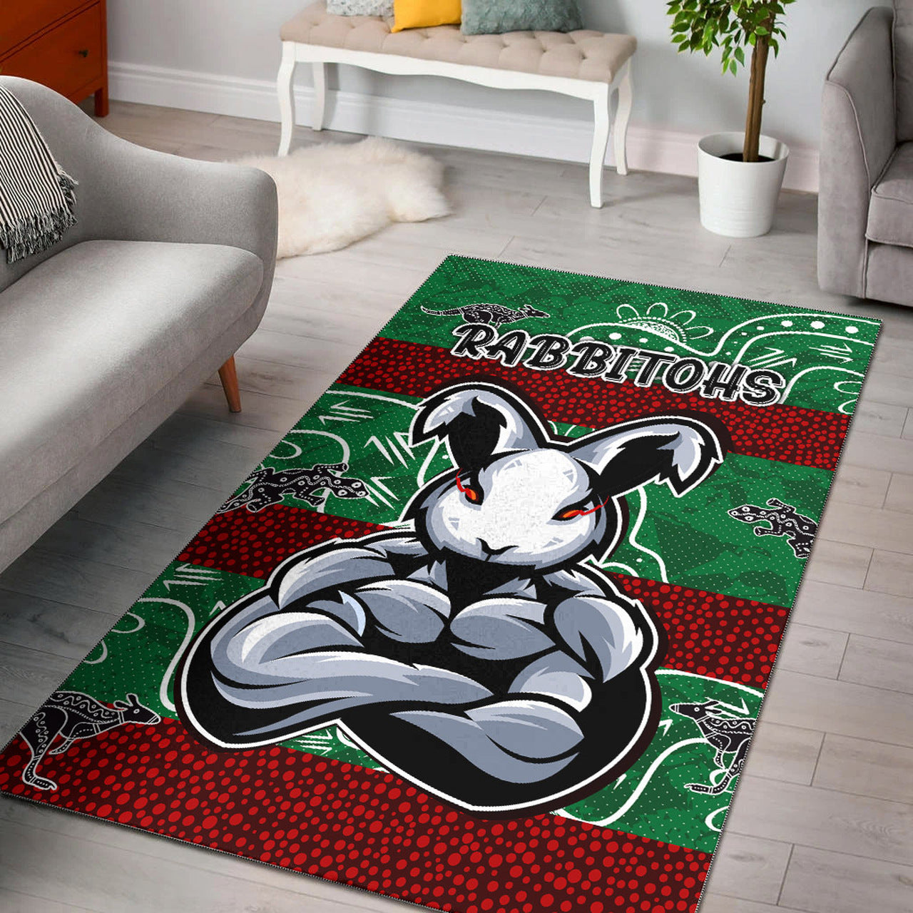 rabbitohs-rugby-area-rug-custom-indigenous-super-rabbitohs-area-rug