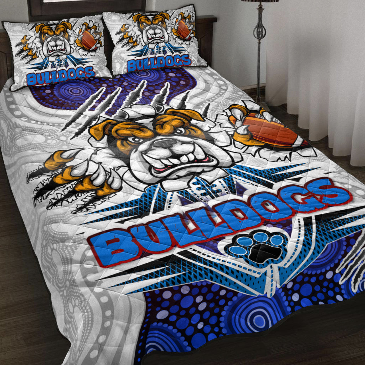 bulldogs-rugby-custom-aboriginal-quilt-bed-set-indigenous-super-bulldogs