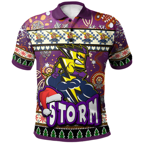 storm-rugby-christmas-polo-shirt-custom-xmas-storm-christmas-balls-snowflake-with-aboriginal-patterns-polo-shirt