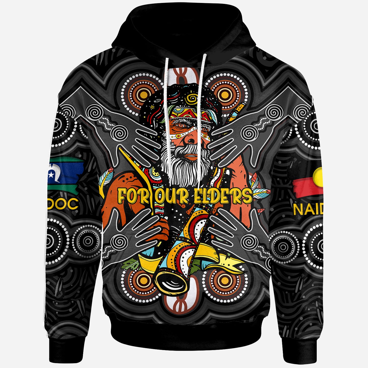 australia-naidoc-week-2023-hoodie-custom-for-our-elders-the-wisdom-keepers-aboriginal-inspired