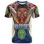 warriors-rugby-t-shirt-custom-new-zealand-warriors-tiki-the-mascot-with-mori-and-aboriginal-art-t-shirt