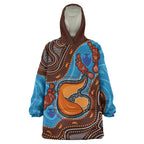 australia-custom-wearable-blanket-hoodie-aboriginal-inspired-mother-and-son-platypus-art-land-and-river-concept-wearable-blanket-hoodie