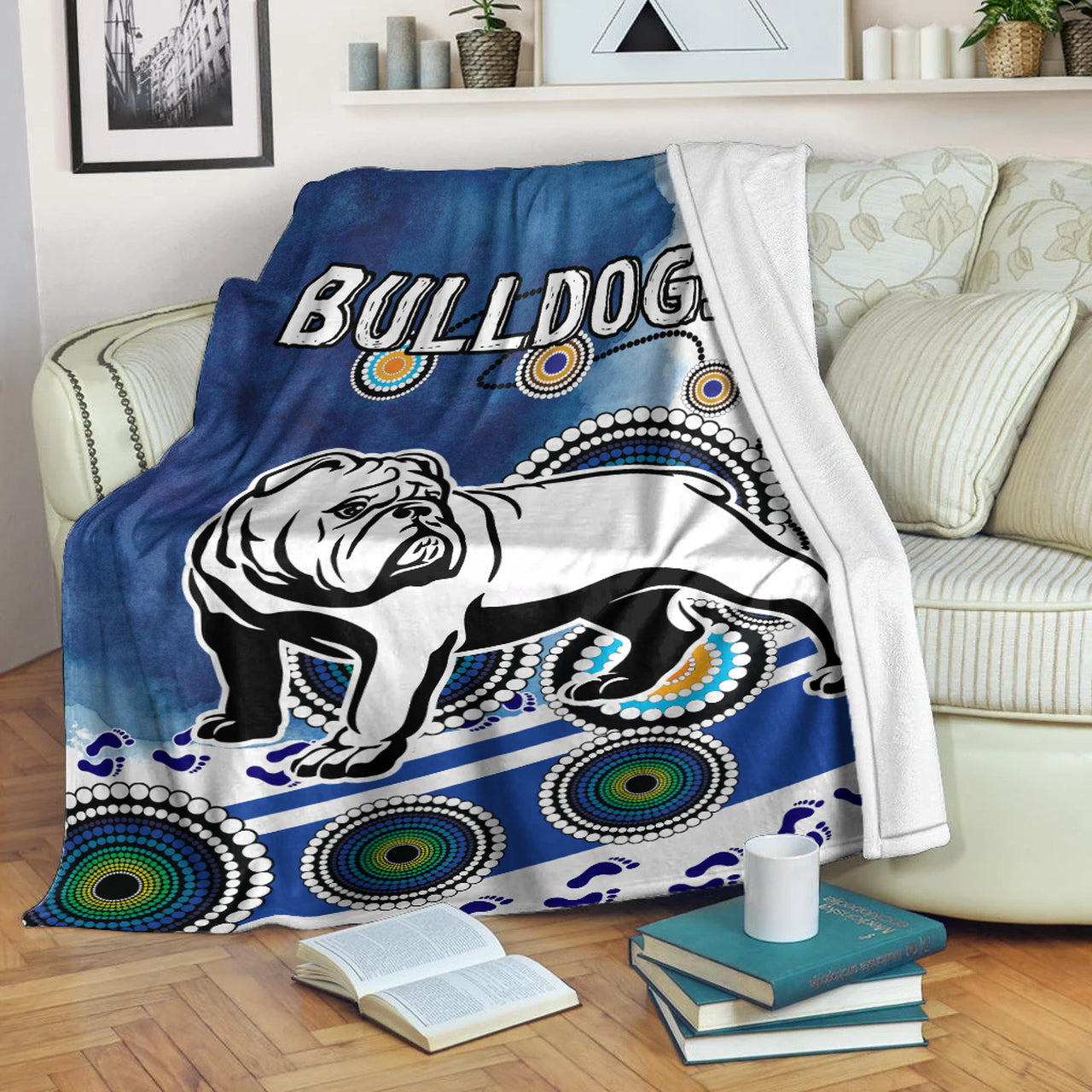 bulldogs-rugby-blanket-custom-indigenous-bulldogs-blanket