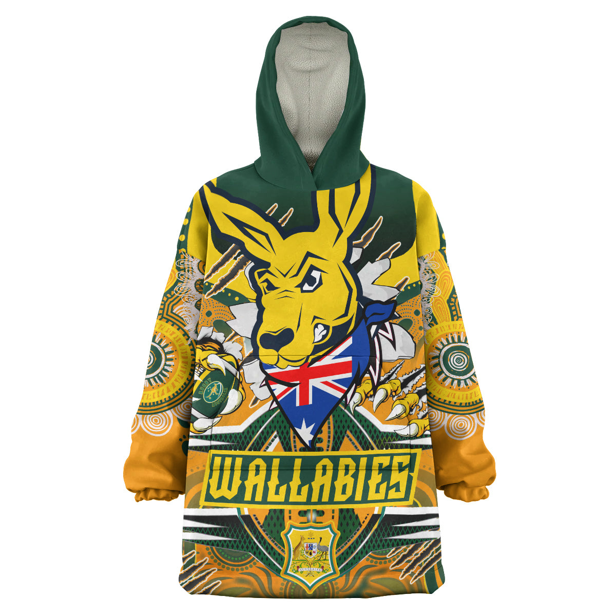 wallabies-rugby-aboriginal-snug-hoodie-custom-super-indigenous-wallabies-championship-scratch-style-oodie-blanket