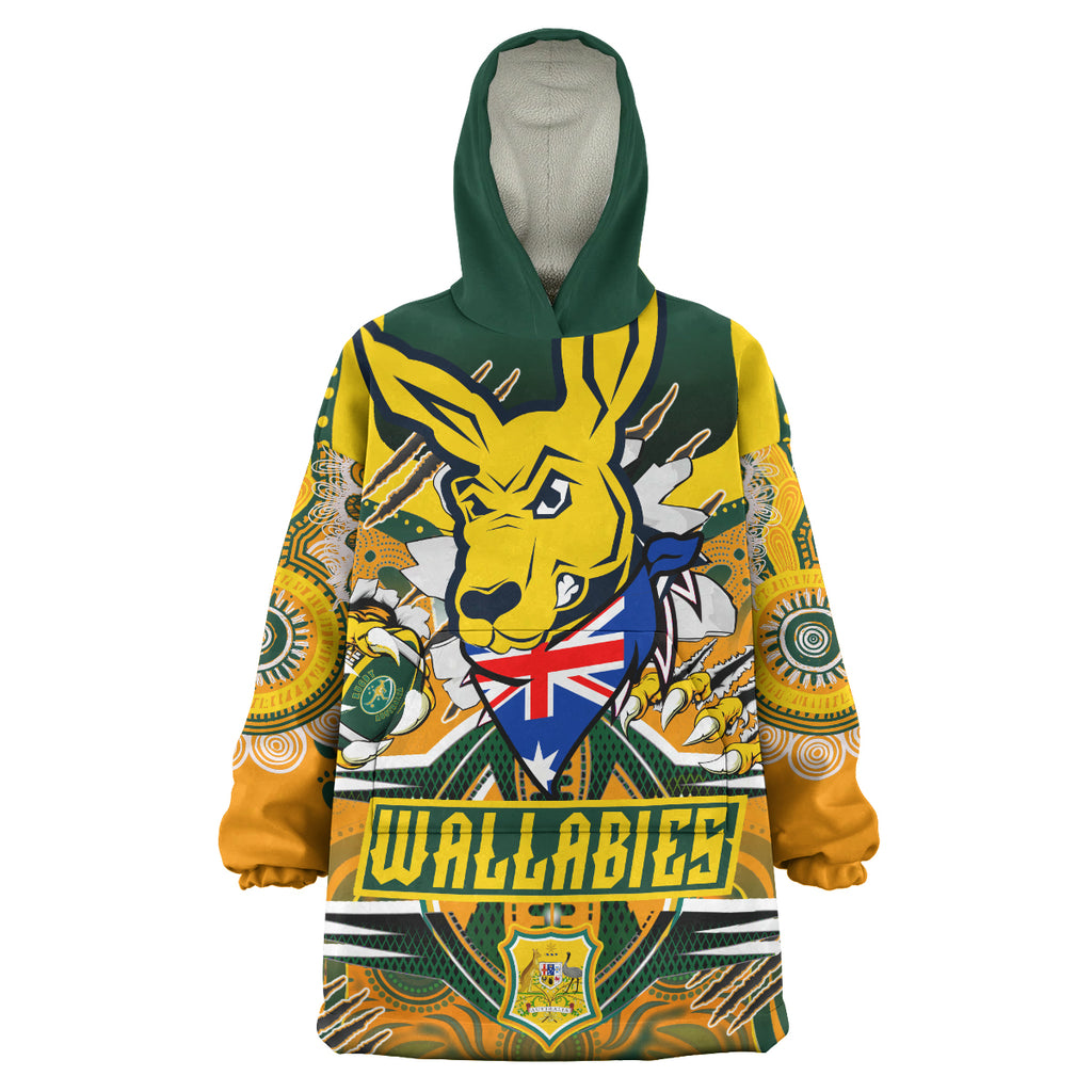 wallabies-rugby-aboriginal-snug-hoodie-custom-super-indigenous-wallabies-championship-scratch-style-oodie-blanket