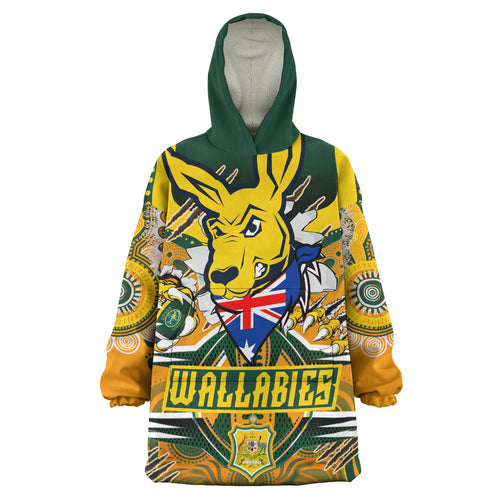 wallabies-rugby-aboriginal-snug-hoodie-custom-super-indigenous-wallabies-championship-scratch-style-oodie-blanket