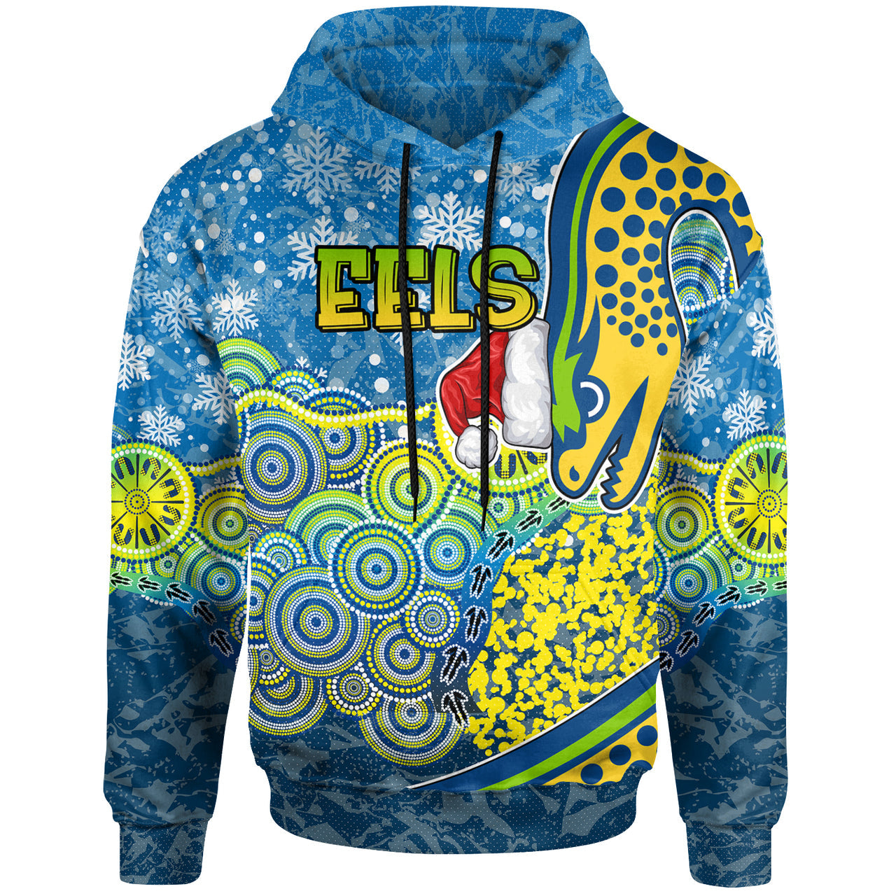 eels-christmas-rugby-hoodie-custom-christmas-indigenous-eels-hoodie