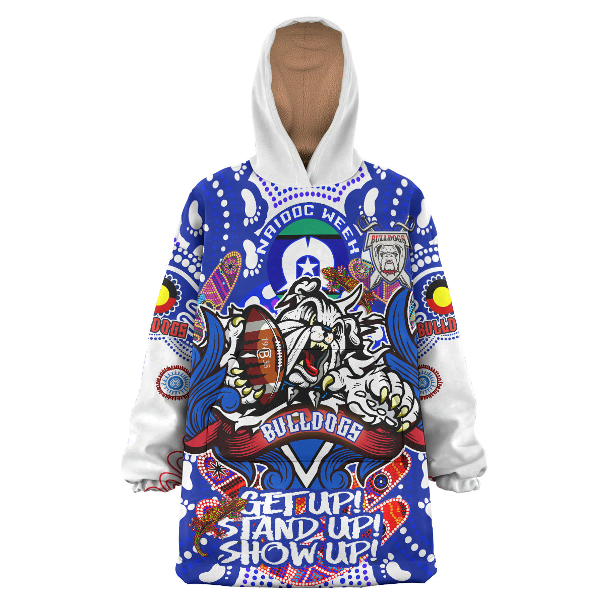 bulldogs-rugby-naidoc-week-snug-hoodie-super-angry-bulldogs-naidoc-week-celebrations-oodie-blanket