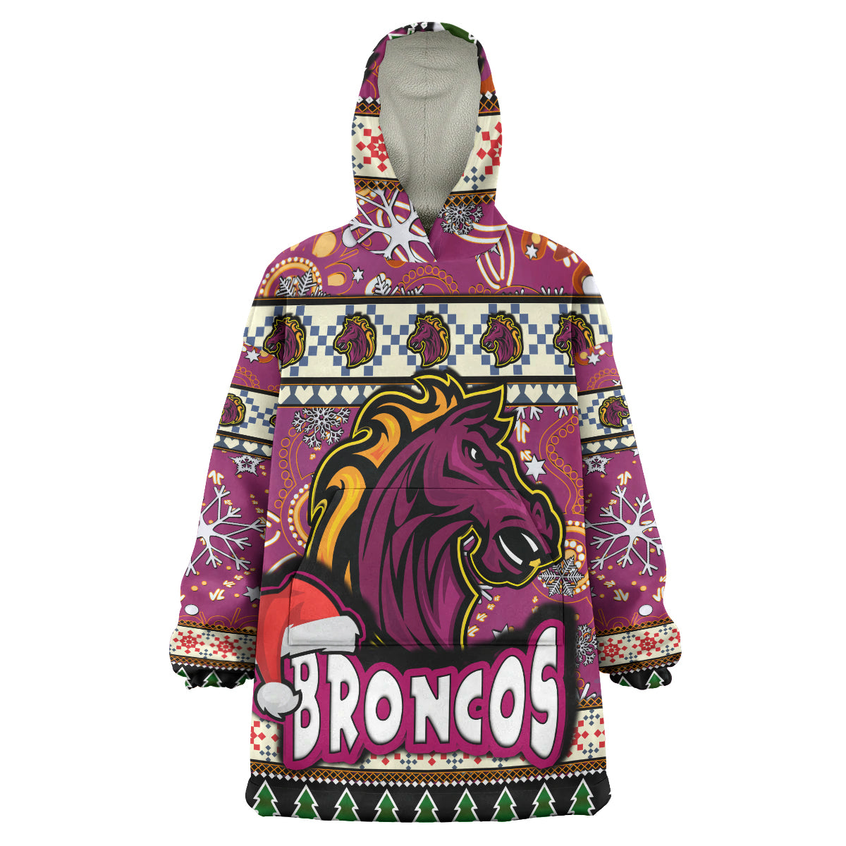 broncos-rugby-christmas-snug-hoodie-custom-xmas-broncos-christmas-balls-snowflake-with-aboriginal-patterns-wearable-blanket-hoodie