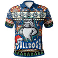 bulldogs-rugby-christmas-polo-shirt-custom-xmas-bulldogs-christmas-balls-snowflake-with-aboriginal-patterns-polo-shirt