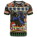 panthers-rugby-christmas-t-shirt-custom-xmas-panthers-christmas-balls-snowflake-with-aboriginal-patterns-t-shirt