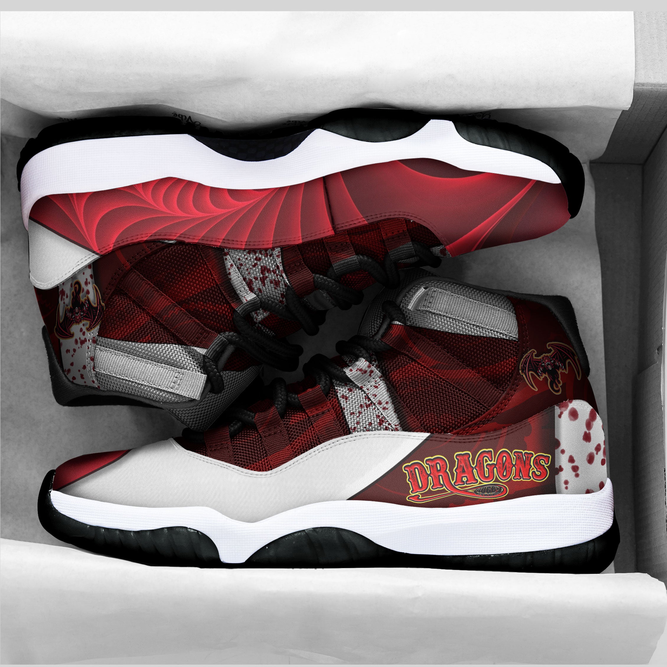 st-george-rugby-high-top-basketball-shoes-j11-dragons-with-rugby-ball-aboriginal-patterns-custom-sneakers-j11