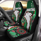 south-sydney-rabbitohs-rugby-custom-car-seat-cover-indigenous-dreaming-rabbitohs