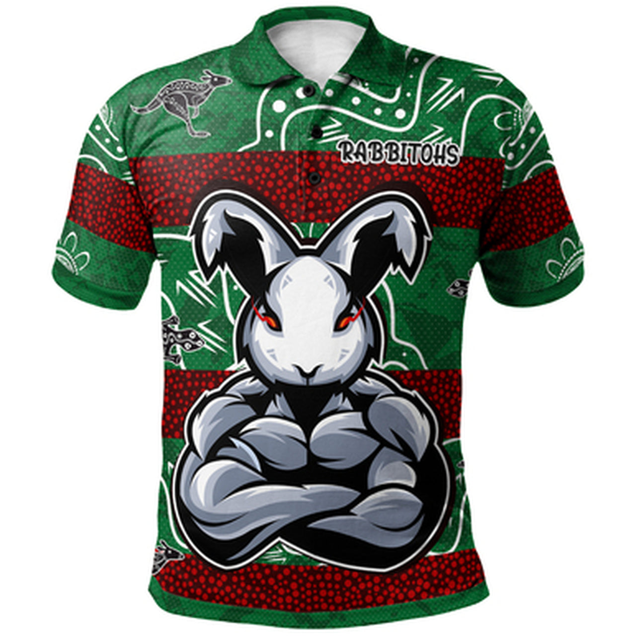 rabbitohs-rugby-polo-shirt-custom-indigenous-super-rabbitohs-polo-shirt