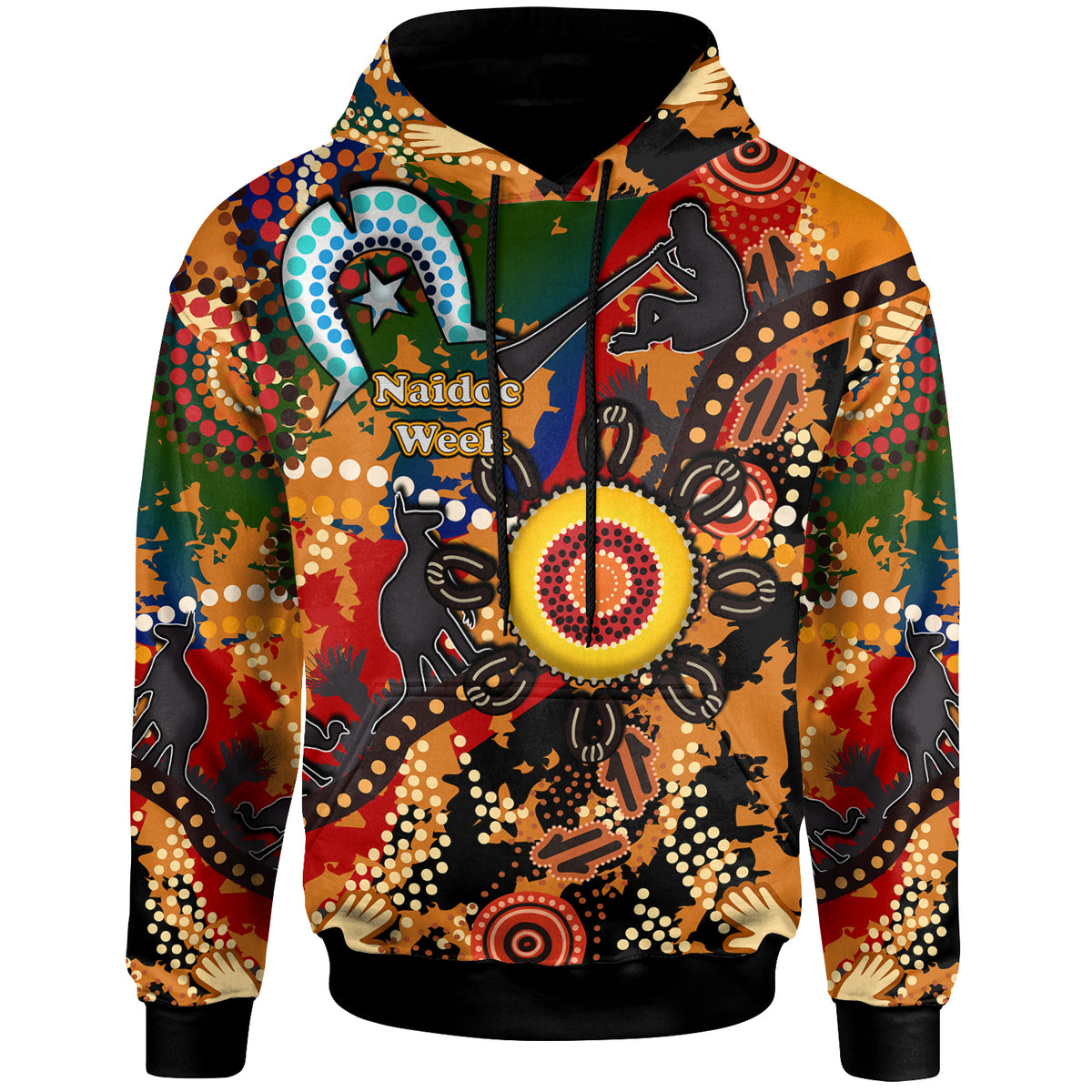 australia-naidoc-week-2023-hoodie-custom-naidoc-week-2023-aboriginal-inspired-dot-art-painting-with-native-kangaroo-get-up-stand-up-show-up-hoodie