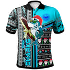 sharks-rugby-polo-shirt-custom-sharks-christmas-with-snowflakes-ho-ho-ho-polo-shirt