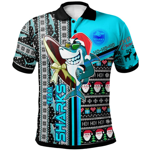 sharks-rugby-polo-shirt-custom-sharks-christmas-with-snowflakes-ho-ho-ho-polo-shirt