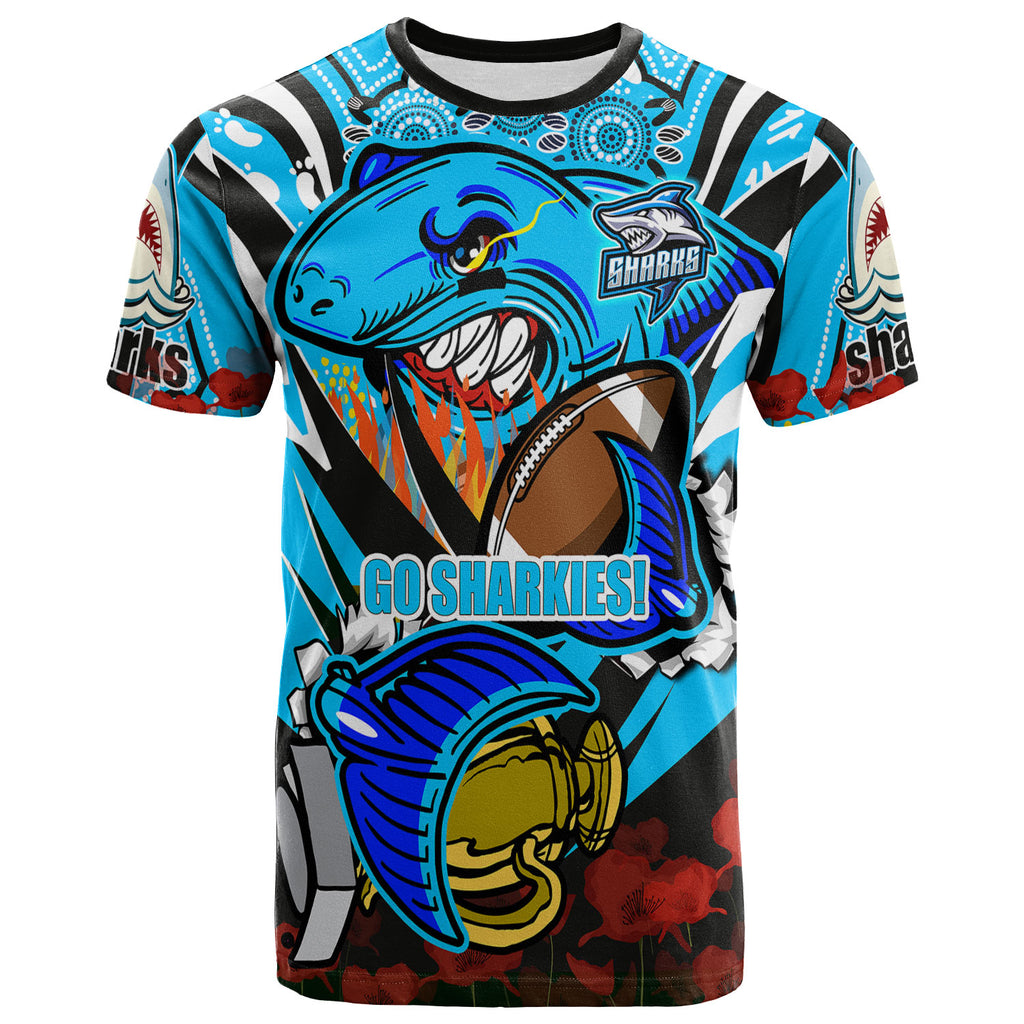 sharks-premierships-rugby-t-shirt-custom-go-sharkies-champion-claw-scratch-aboriginal-culture-t-shirt
