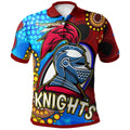 knights-rugby-polo-shirt-custom-knights-ball-australian-aboriginal-painting-personalised-player-and-number-polo-shirt