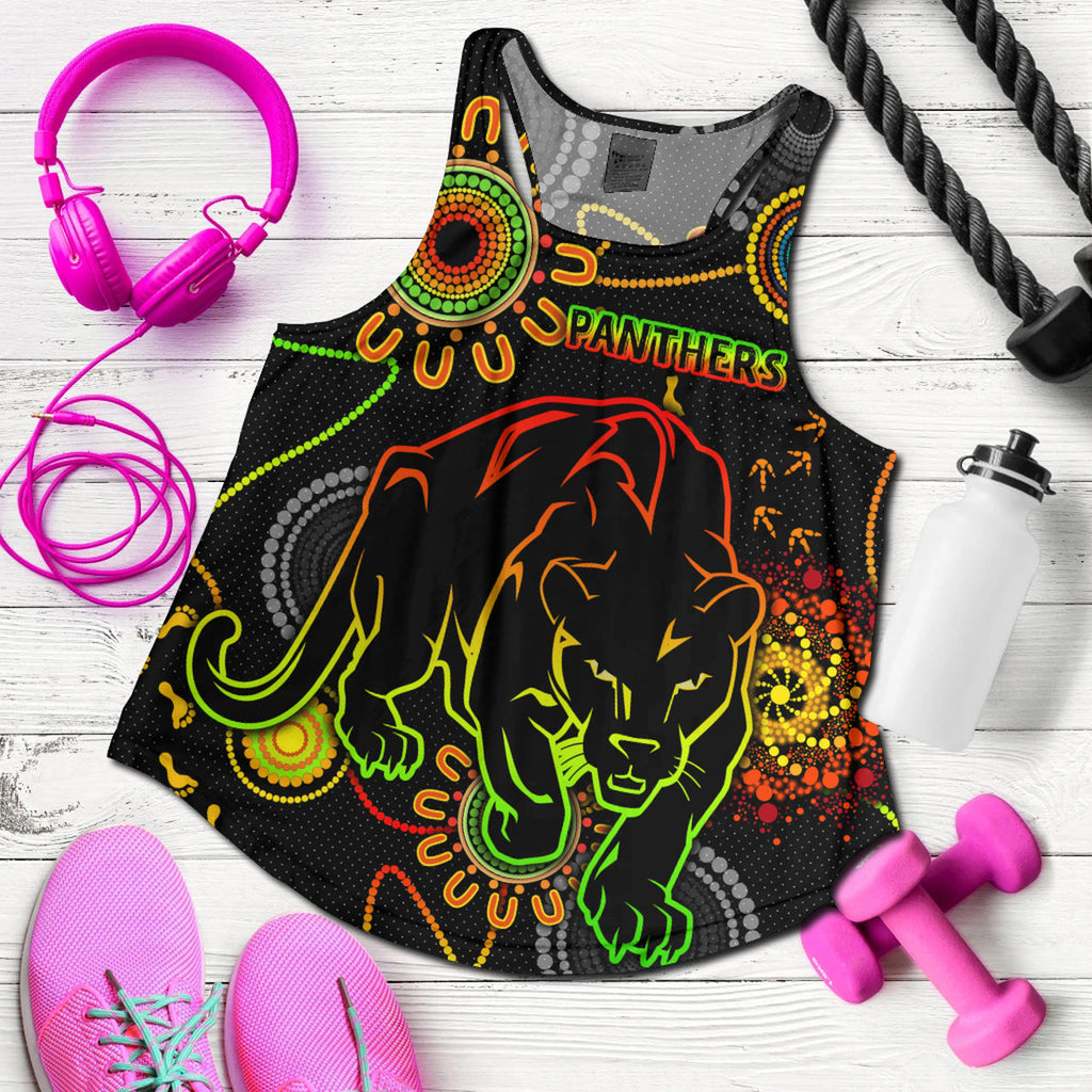 panthers-rugby-women-racerback-tank-custom-indigenous-black-panthers-women-racerback-tank