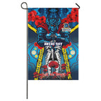 titans-aboriginal-rugby-anzac-day-flag-custom-remembrance-indigenous-titans-with-poppy-flower-flag