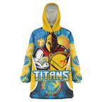titans-rugby-snug-hoodie-custom-gold-coast-titans-mascot-with-aboriginal-art-personalised-player-and-number-oodie-blanket