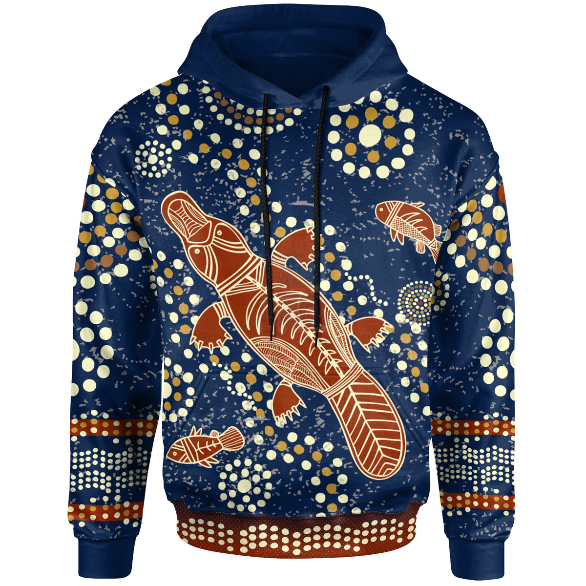 australia-aboriginal-inspired-hoodie-platypus-and-fish-patterns-hoodie