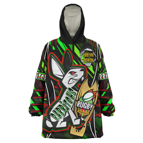 rabbitohs-rugby-snug-hoodie-custom-rabbitohs-league-final-series-champions-personalised-name-and-number-oodie-blanket