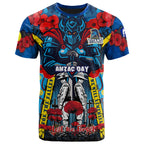 titans-aboriginal-rugby-anzac-day-custom-watercolour-t-shirt-remembrance-indigenous-titans-with-poppy-flower