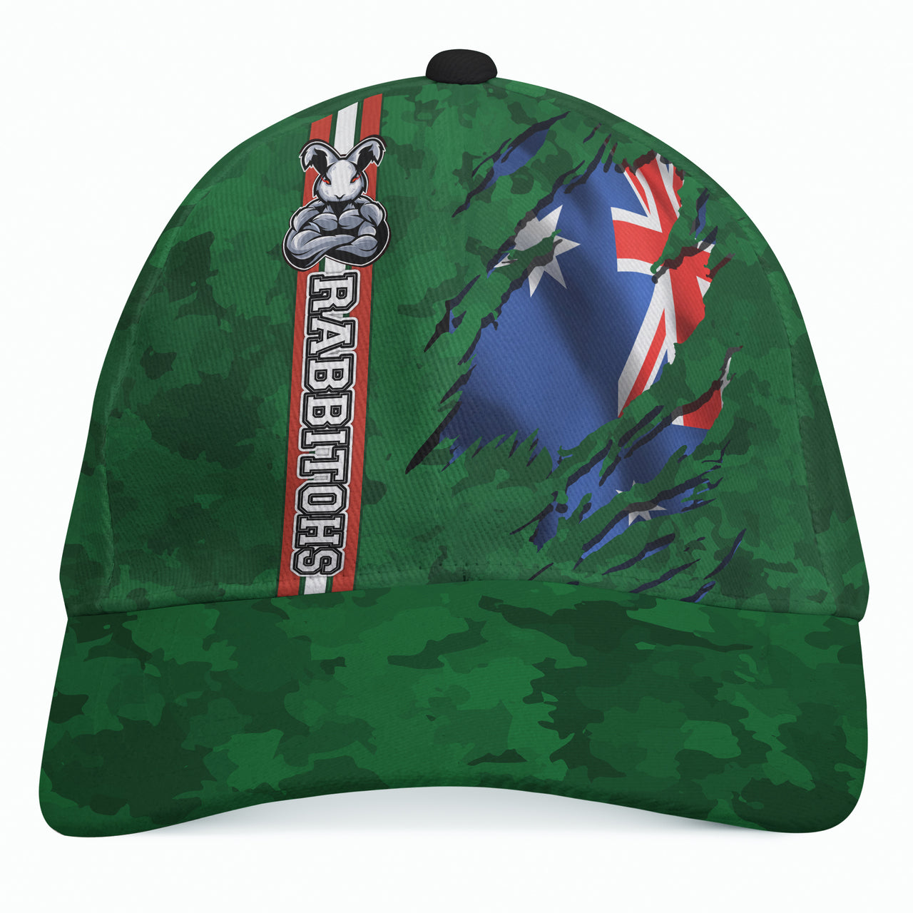 rabbitohs-rugby-cap-custom-rabbitohs-with-camouflage-and-australia-flag-cap
